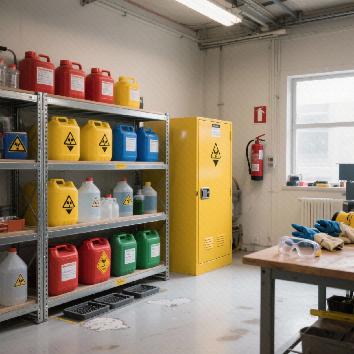 La Verdad Sobre el Almacenamiento Seguro de Productos Químicos en Talleres