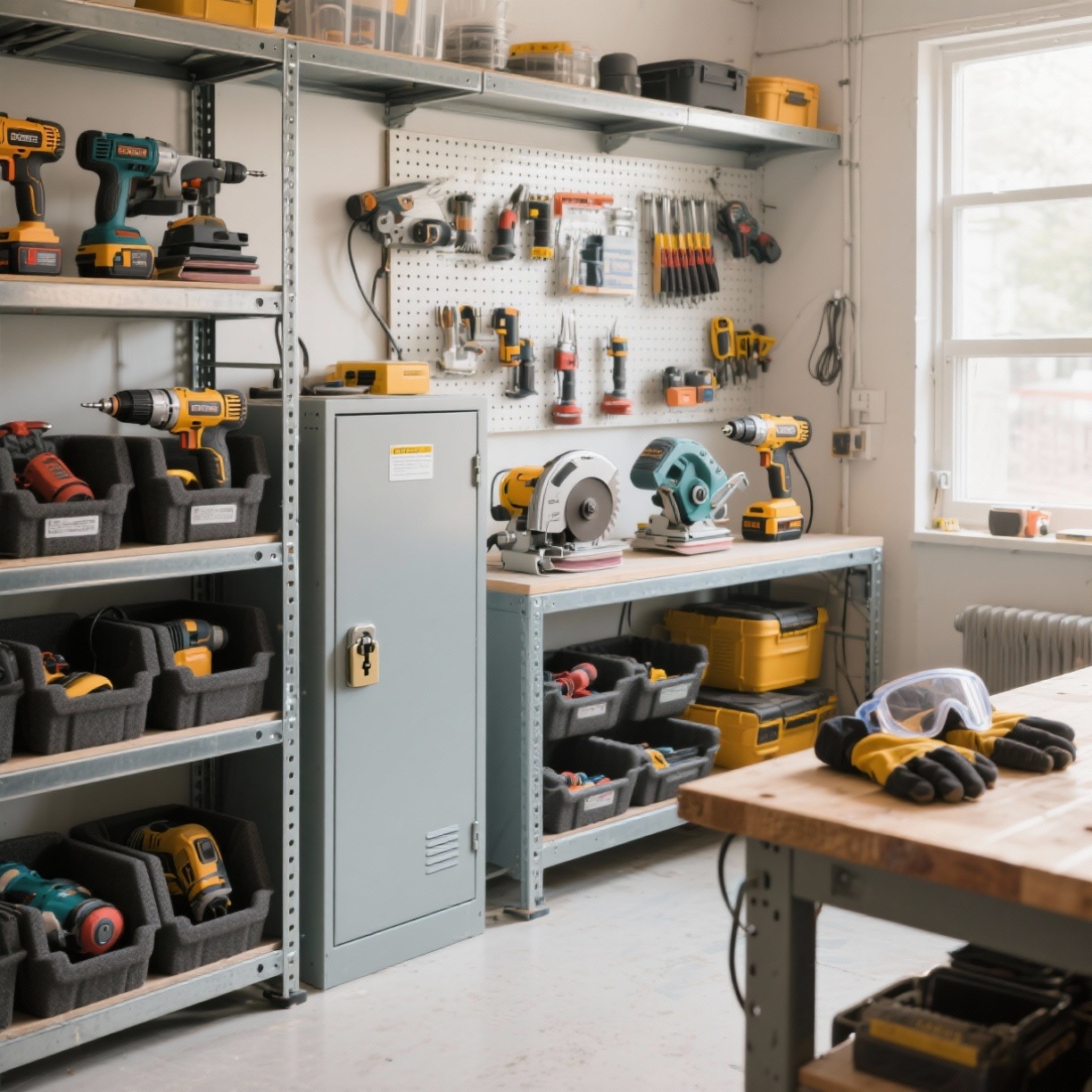 Descubre los secretos del almacenamiento seguro de herramientas eléctricas