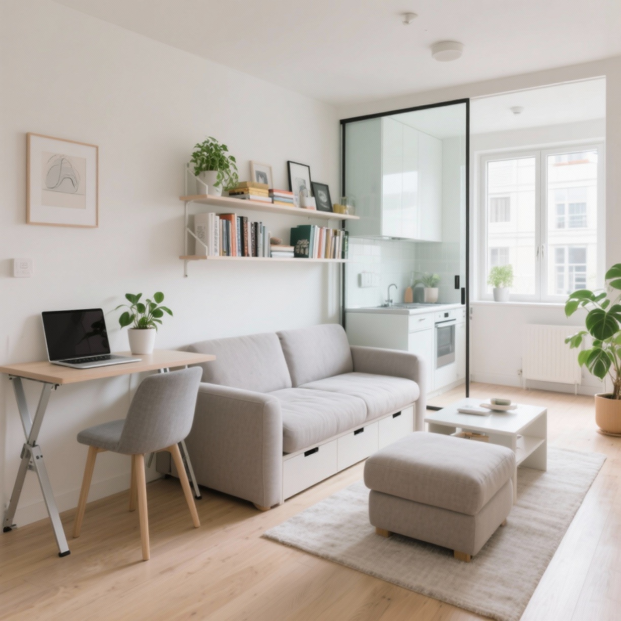 Descubre soluciones ingeniosas para maximizar el espacio en pisos pequeños