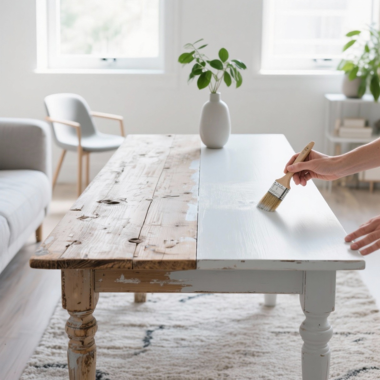 Descubre cómo renovar una mesa antigua y darle un estilo moderno