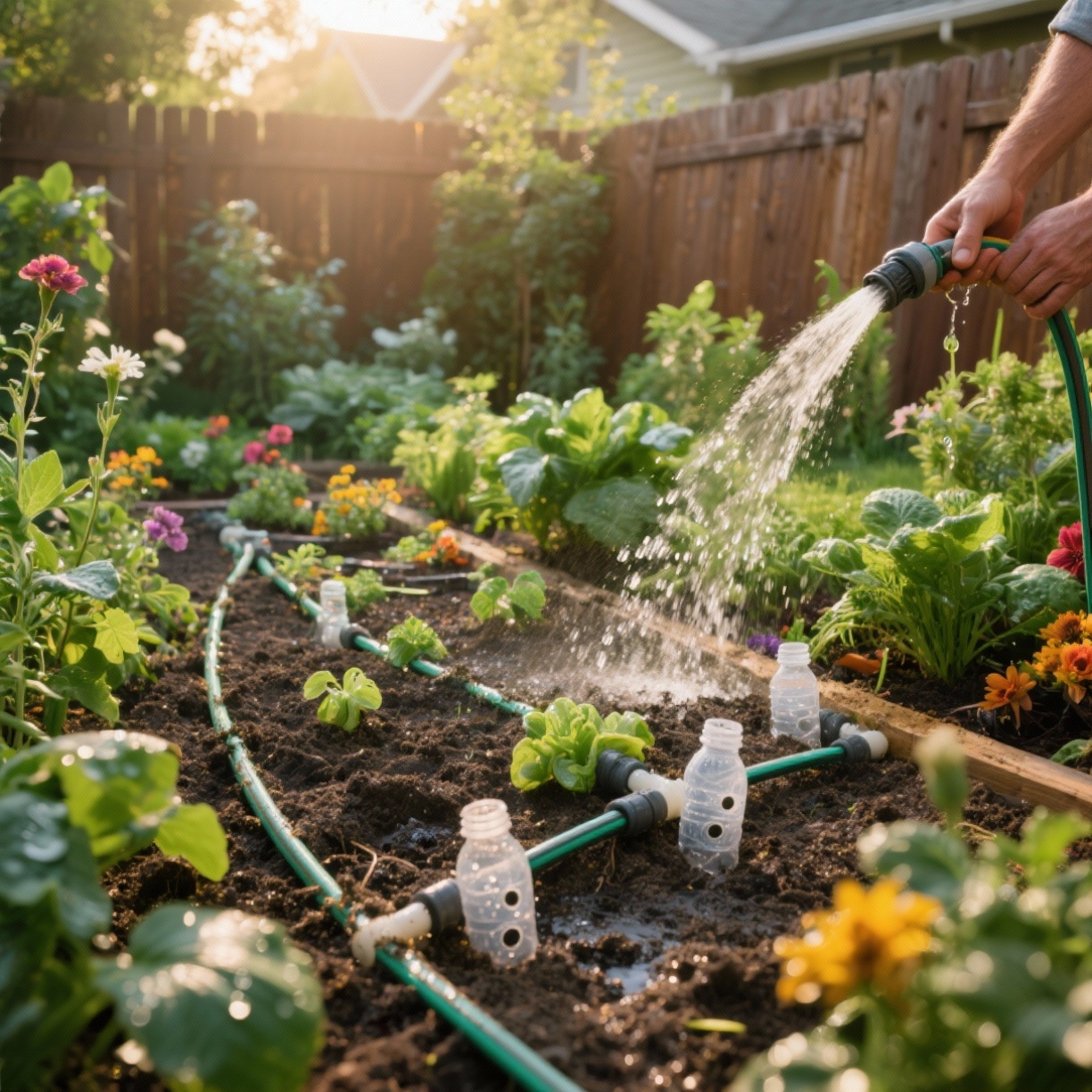 La Guía Completa de Sistemas de Riego Caseros para Jardines Pequeños