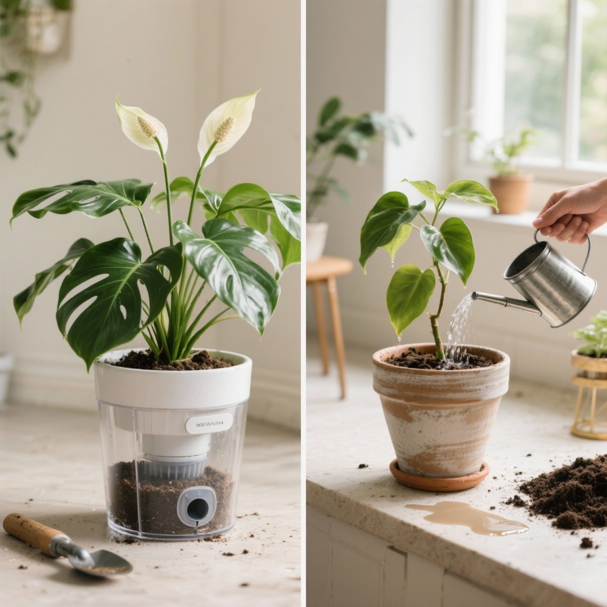 Macetas Autorregantes vs Riego Manual: ¿Cuál es Mejor para Tus Plantas?