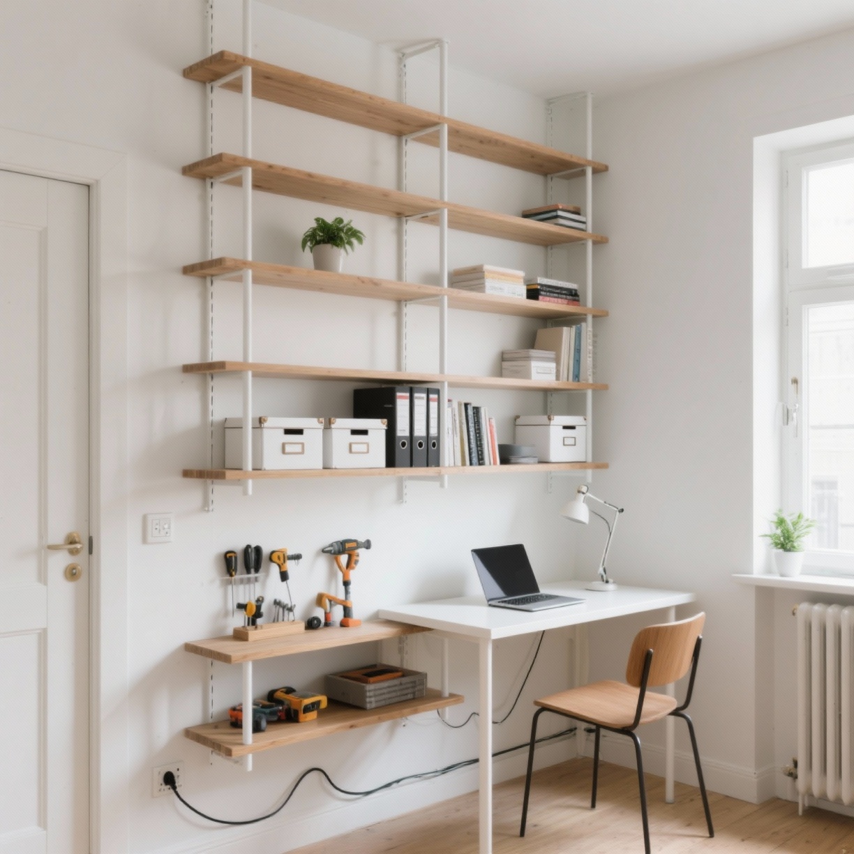 Cómo Diseñar Estanterías Modulares a Medida para Espacios de Trabajo Reducidos