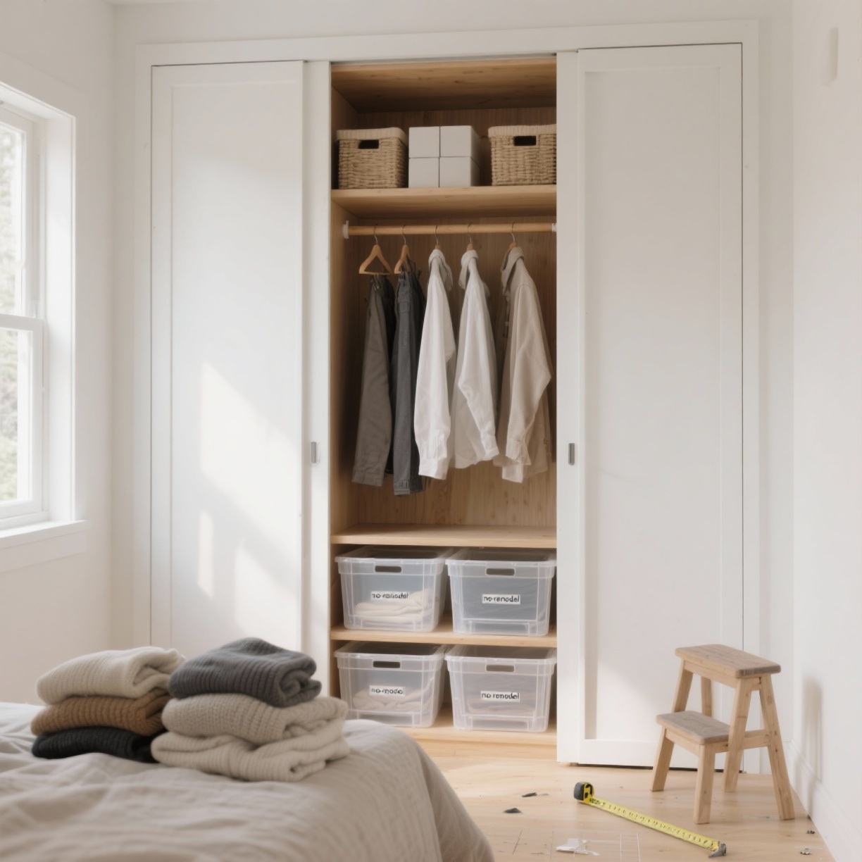 Guía práctica para reorganizar armarios y ganar espacio sin hacer obras